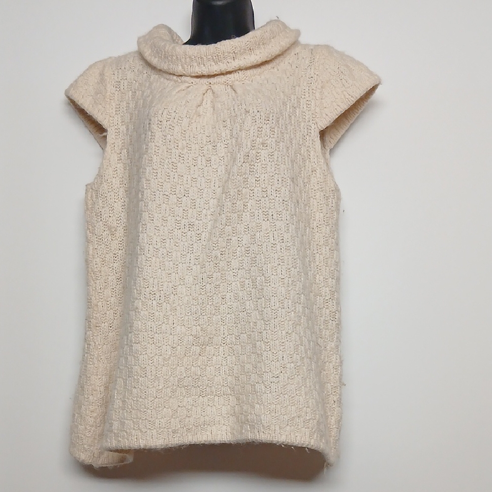 Design History Cream Cowl Neck Sweater Size Large